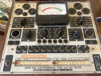 Vintage Precision Apparatus Series 920 Tube and Set Tester