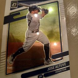 Jose Altuve 2021 Panini Optic Card