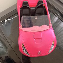Pink Barbie car