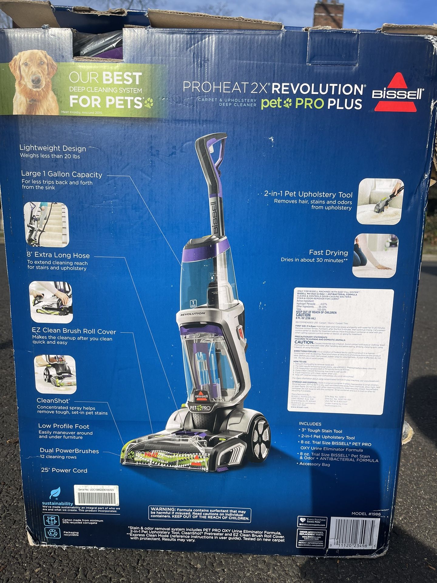 BISSELL ProHeat 2X Revolution Pet Pro