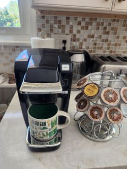Keurig Mini Plus Brewing Coffee Maker And Carousel included!