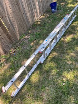 All American aluminum extension ladder