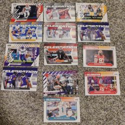 2025 Panini Score Football Card Insert Lot (11 Cards) - Mahomes, Jackson, Kelce