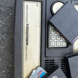 Vintage Mattel Intellivision Console with Games – Classic 80s Gaming