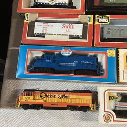 Huge Lot of HO Scale Trains, Tracks, Buildings, and More