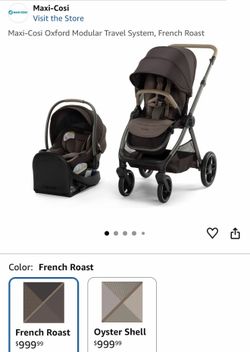 NEW Maxi-Cosi Oxford Modular Travel System – French Roast – Factory Sealed