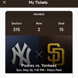 Padres VS Yankees