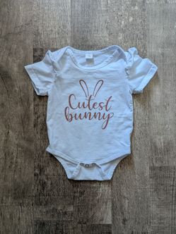 Baby Girl Easter Bodysuit