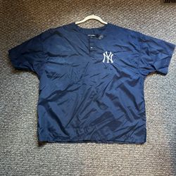 New York Yankees Jersey Windbreaker Sz L