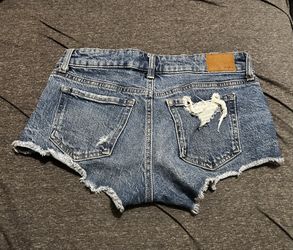 Low Rise Aeropostale Blue Jean Shorts