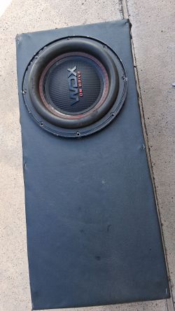 10" wdx G2 DVC 4 OHMS 1100 RMS 2200 max,,& DB BASS AMP 1000 WATTS