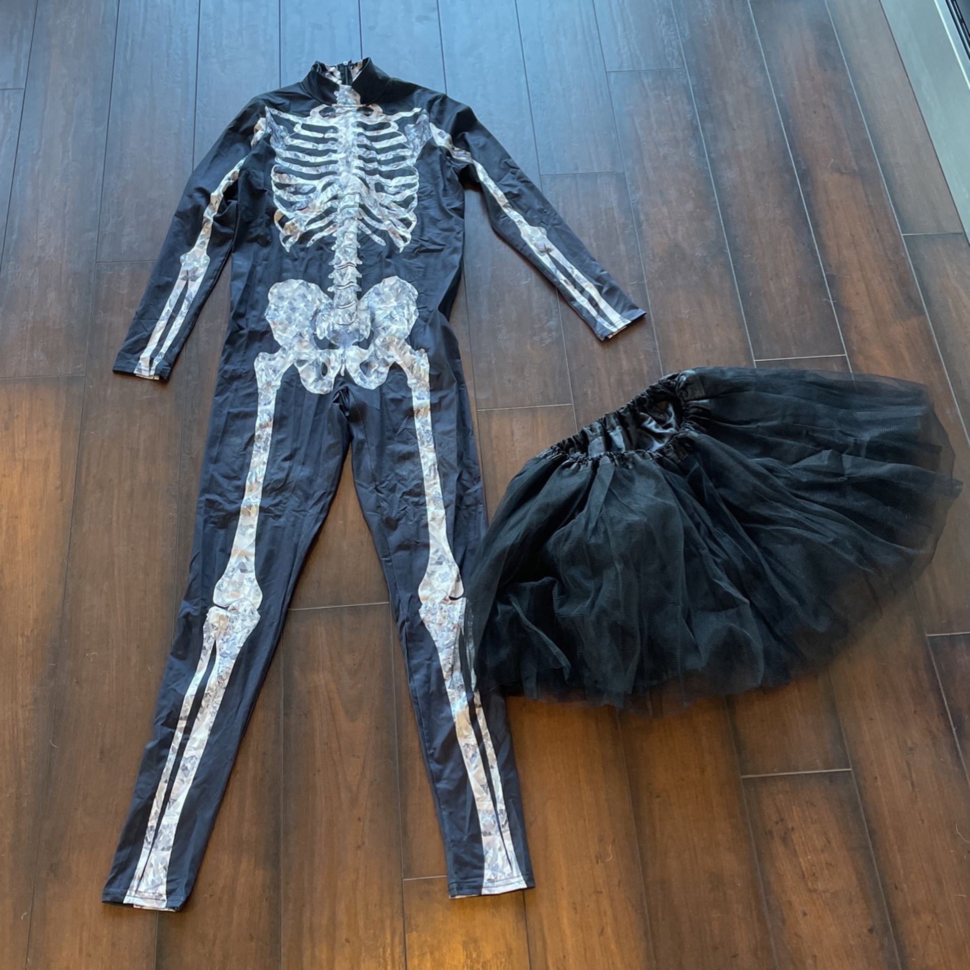 Women’s Bodysuit Skeleton Halloween Costume