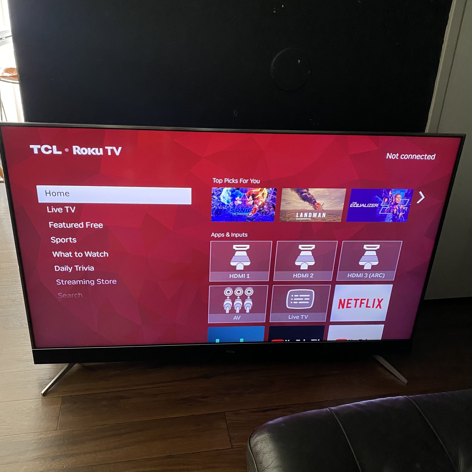 TCL 55" CLASS C8-SERIES 4K UHD DOLBY VISION HDR ROKU SMART TV - 55C807
