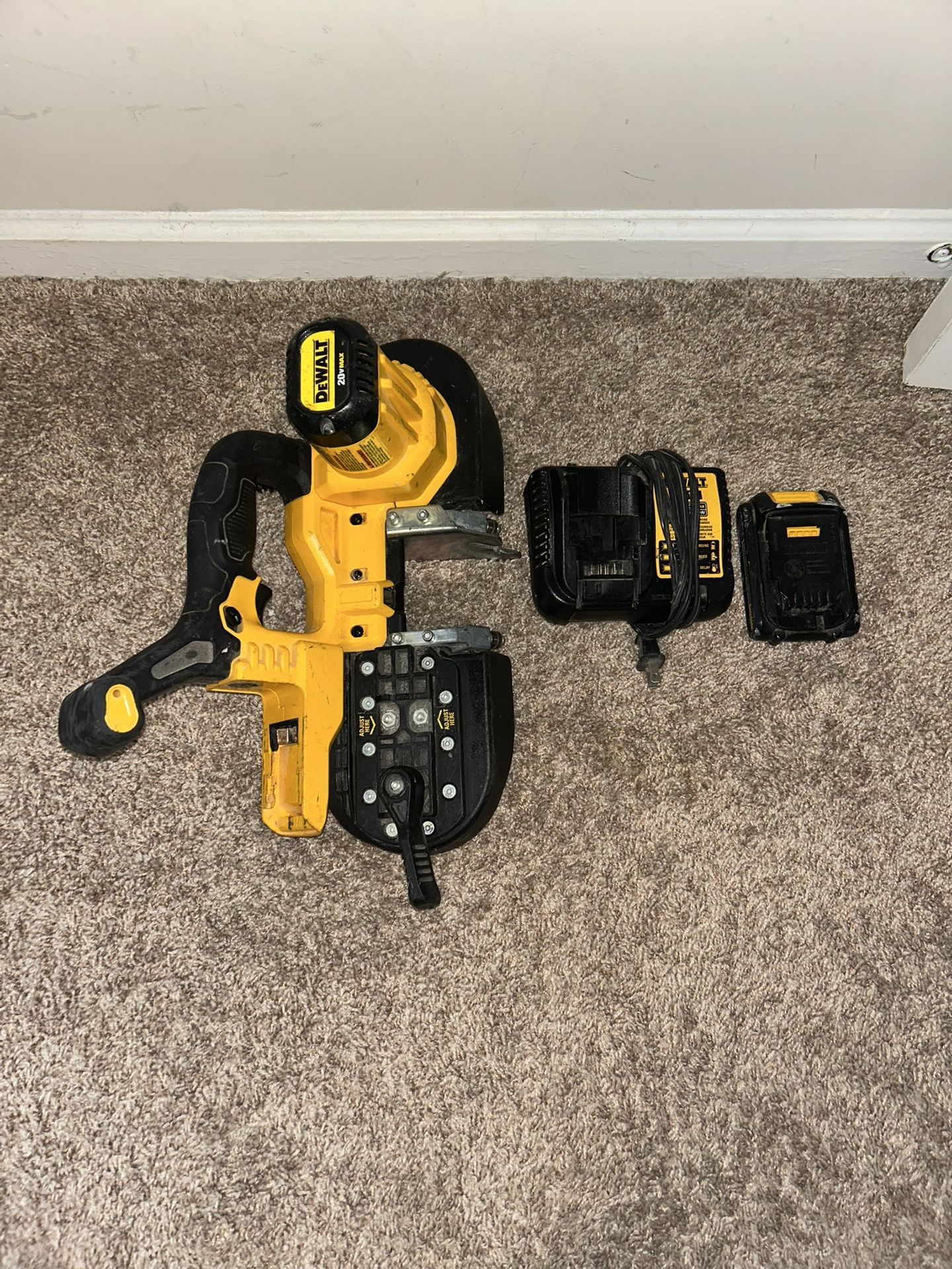 Dewalt Bandsaw , Battery And Charger