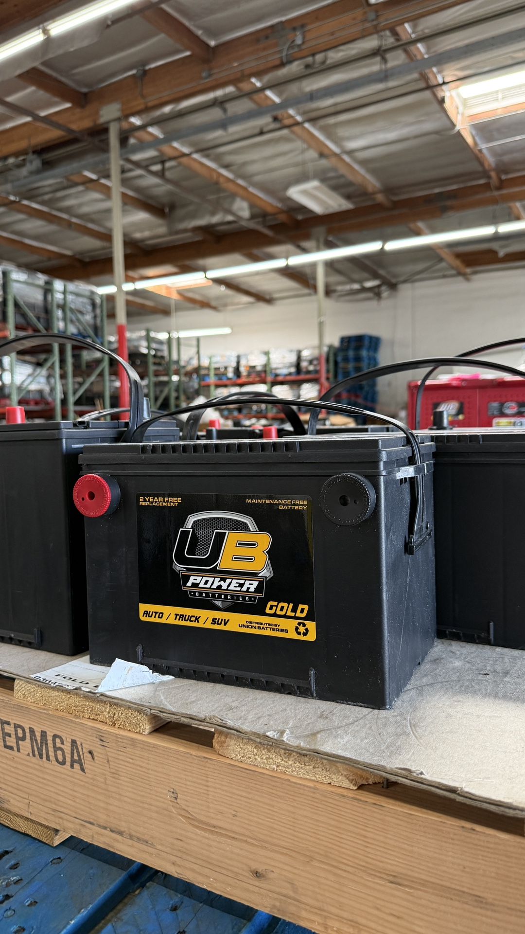 UB Gold Battery 2 year warranty