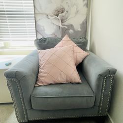 Arm Chair And Pillows