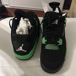 Jordan retro 4 green thunder
