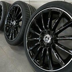 Mercedes-Benz Wheels AMG Rims CLK CLA CLS C250 C300 E300 E350 SI Rims GLA Rims C-Class E-Class S-Class Wheels AMG Rims 