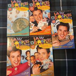 Jaw Droppers VHS Lot of 5 Larry Anderson Magic Tricks.