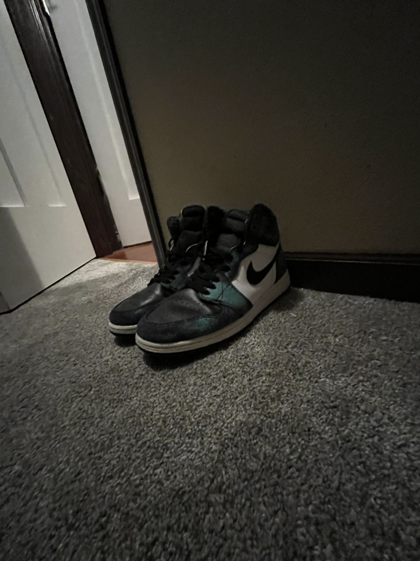 Air Jordan 1 Black/Blue – Size 6.5