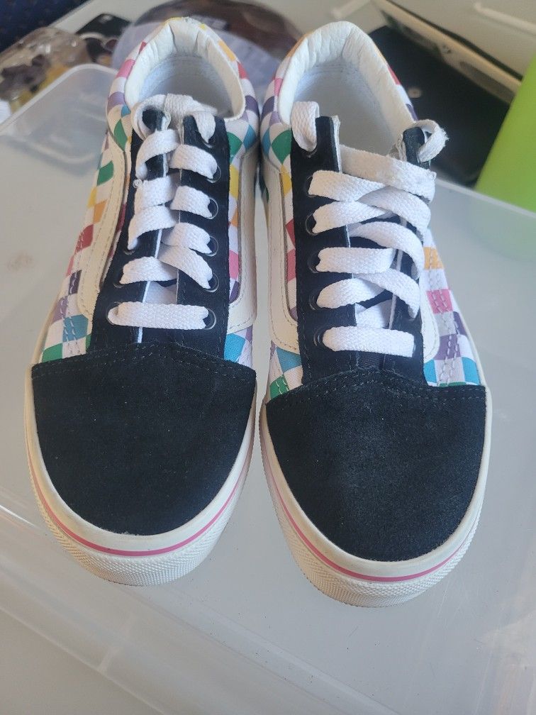 Vans Black and White Old Skool Sneakers