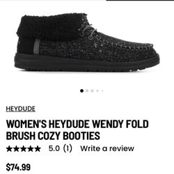 Women Size 8 Hey Dude Furry Booties