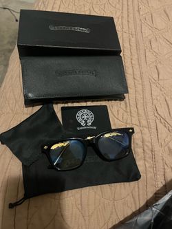 Chrome heart glasses