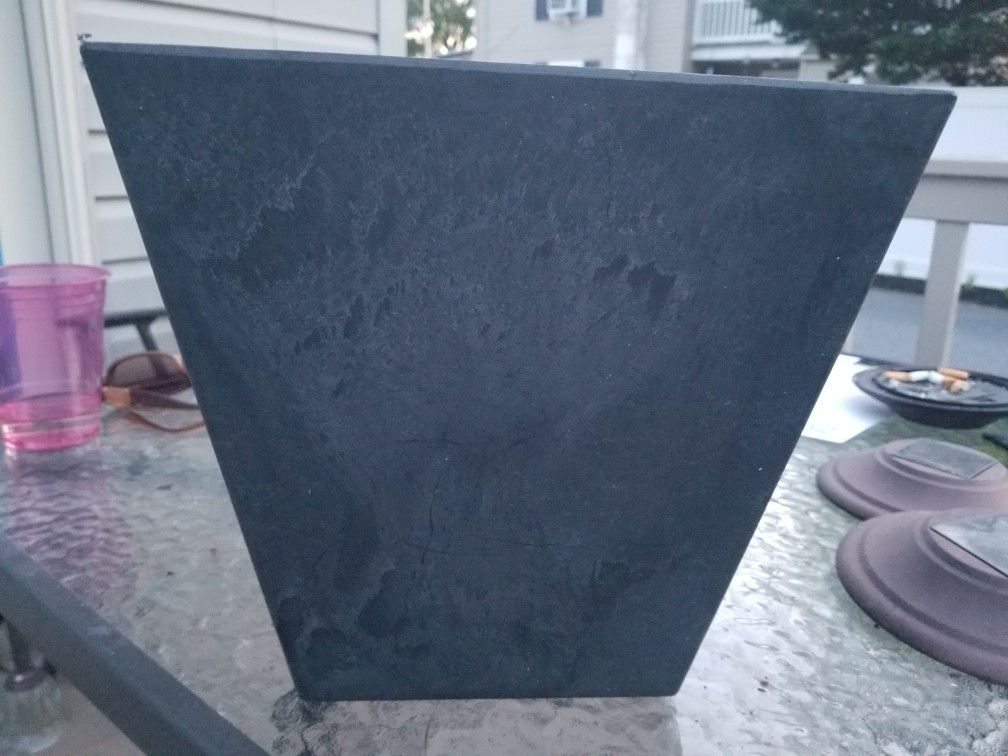 10" Heavy Marble Design Flower Pot