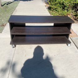 Rolling TV stand