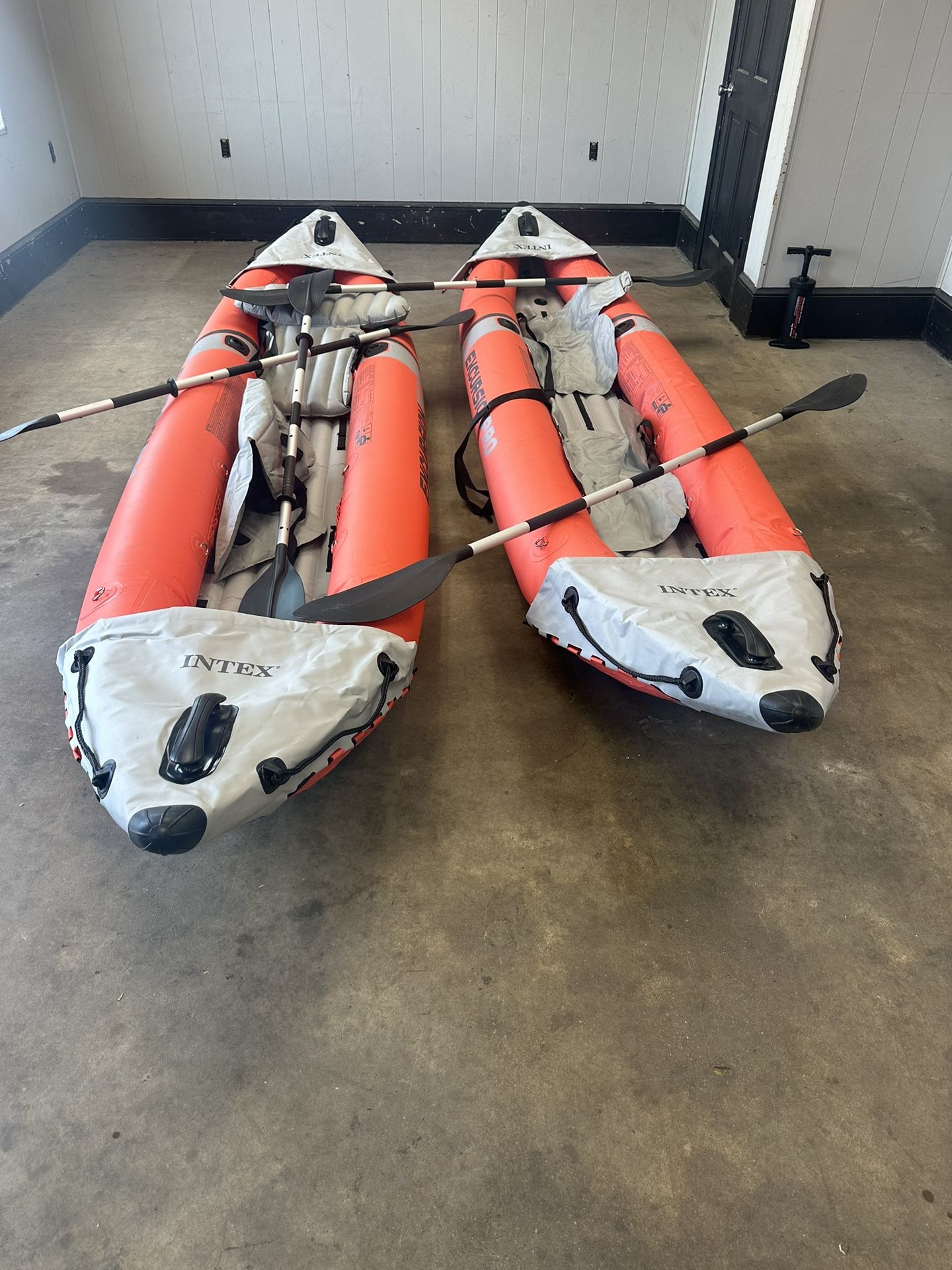 2 Intex Excursion K2 Inflatable Kayaks For Sale