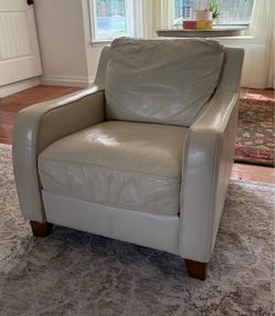 SET of 2- Leather Chairs