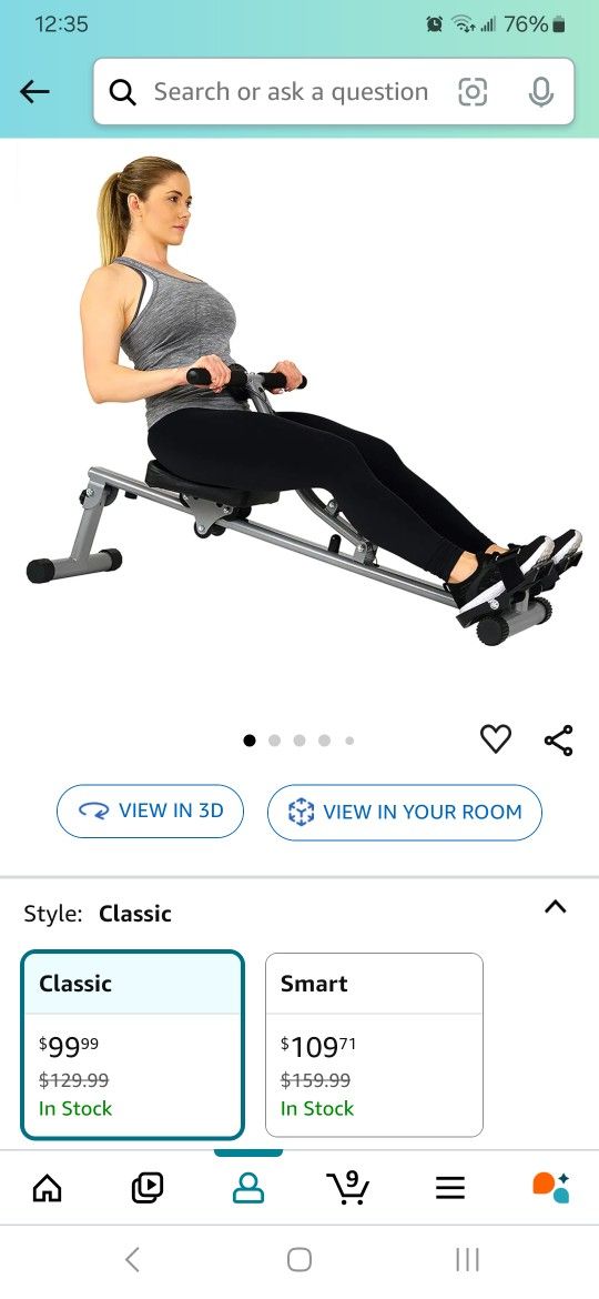 New Unopened Rowing Machine