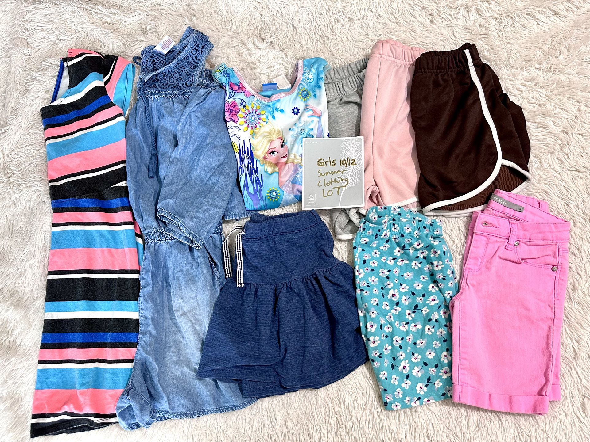Girls 10/12 Summer Clothing Lot