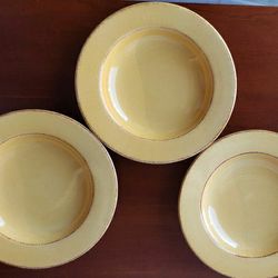 Pier 1 Toscana Gold Pasta Soup Dishes