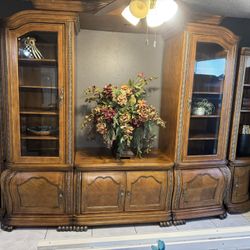 Beautiful! Michael Amini /  Aico sectional wall unit.