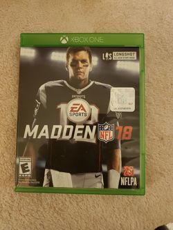 XBOX ONE MADDEN NFL 18