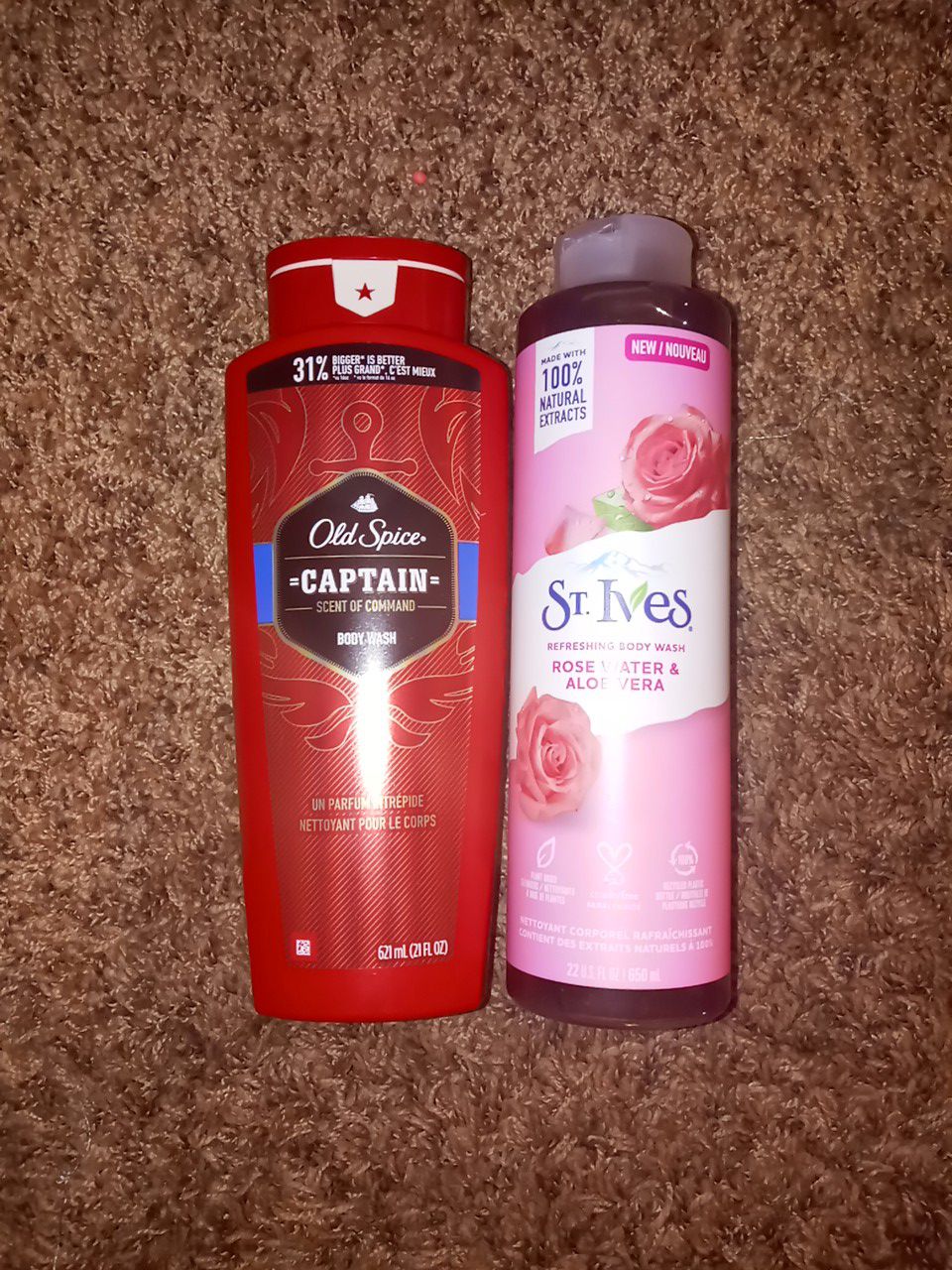 Old spice. St. Ives big size body wash 2×$7