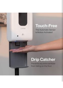 Brand new in box automatic hand sanitizer dispenser with stand