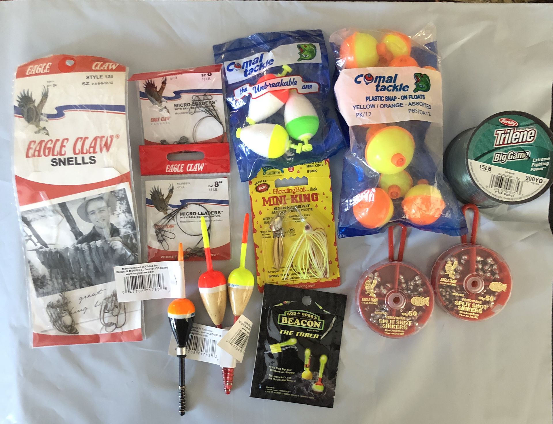 Lot of fishing accessories tackle