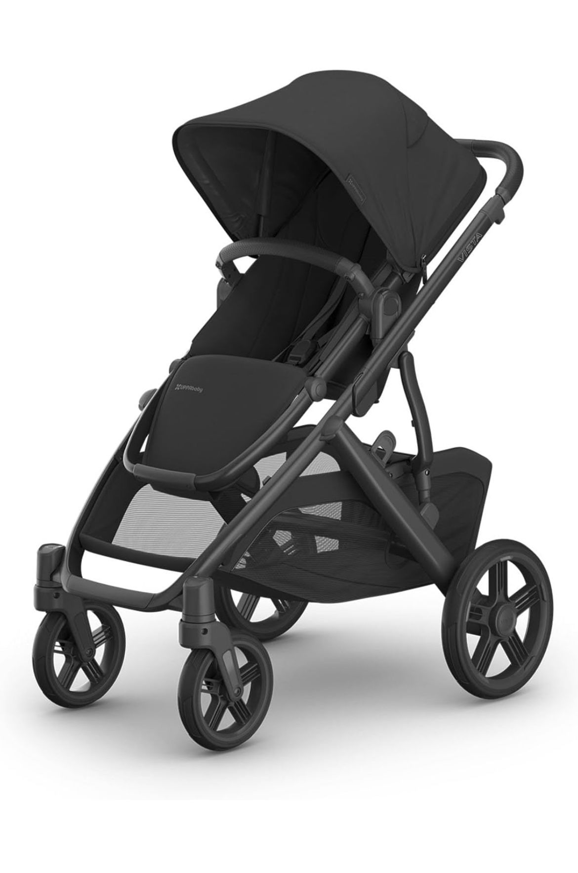 UPPAbaby Vista V3 Stroller - Full-Size Single-to-Double Stroller System Charcoal Open box item appears new/ slightly used no signs of use! Introduci
