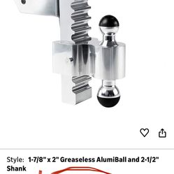 Adjustable Drop hitch Anderson rapid hitch