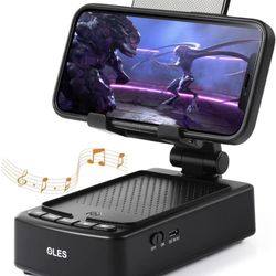 Gifts for Men, OLES Mobile Phone Stand with Bluetooth for Him Dad Women Who Want Nothing, Adjustable Tablet Holder with Wireless Speaker, Tech Gadgets