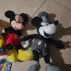 Box Full Of Mickey mouse Collectibles 
