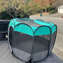 Small Medium Dog Cat Rabbit Bunny Kennel Soft Pet Travel Playpen Collapsible 32” by 32” by 24” High