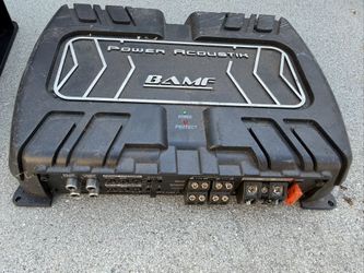 Power Acoustik BAMF Series car audio amplifier