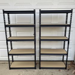 2 Pcs Storage Shelves For Garage, Pantry, Closet . 80 For Two 