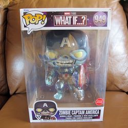 10” What If… ? Zombie Captain America Funko POP! Figure #949