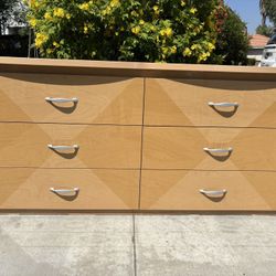Modern 6 Drawer Dresser Chest of Drawers Furniture Great Condition