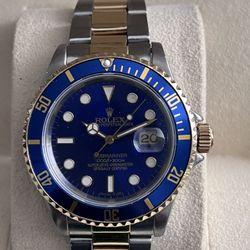 Rolex Submariner Two Tone 16613 L Serial 