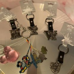 Disney keychains letters